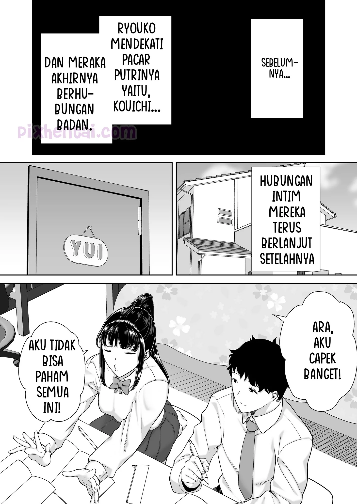 Komik hentai xxx manga sex bokep KanoMama Syndrome 2 Selingkuh dengan Mamanya Pacar 2